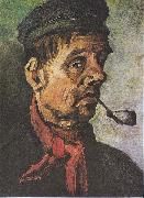 Head of a peasant with a clay-pipe Vincent Van Gogh